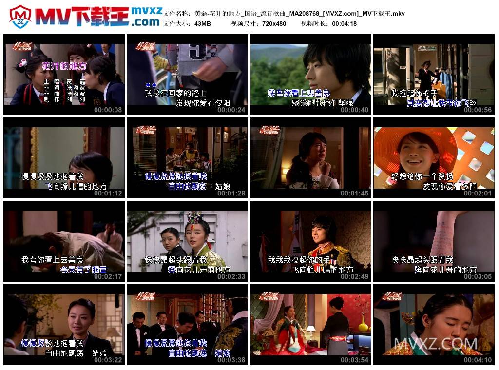 黄磊-花开的地方_国语_流行歌曲_MA208768